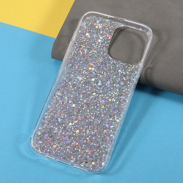 Nordic Covers iPhone 13 Deksel Sparkle Series Stardust Silver