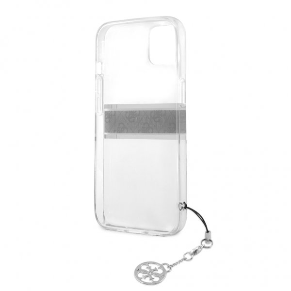 Guess iPhone 13 Deksel Stripe Charm Grå