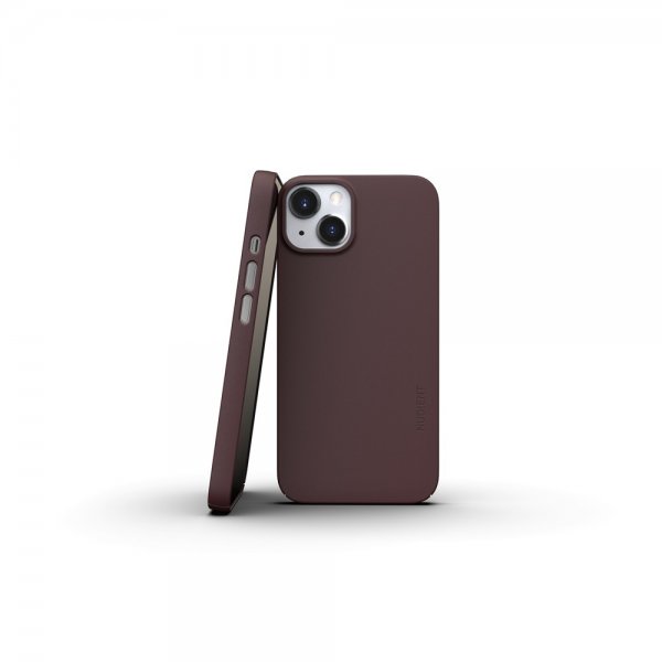 Nudient iPhone 13 Deksel Thin Case V3 MagSafe Sangria Red