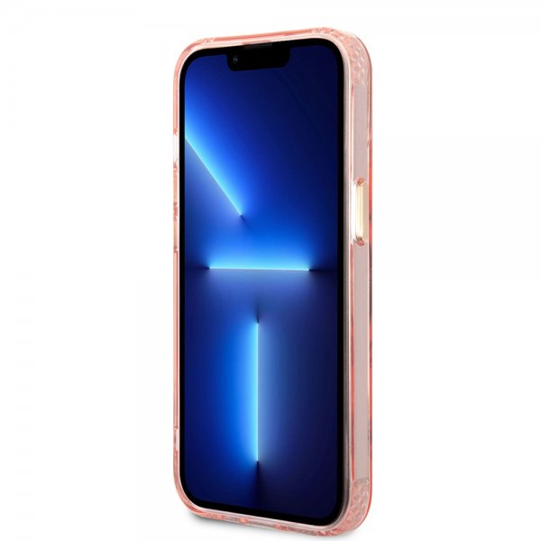 Guess iPhone 13 Deksel Translucent MagSafe Rosa