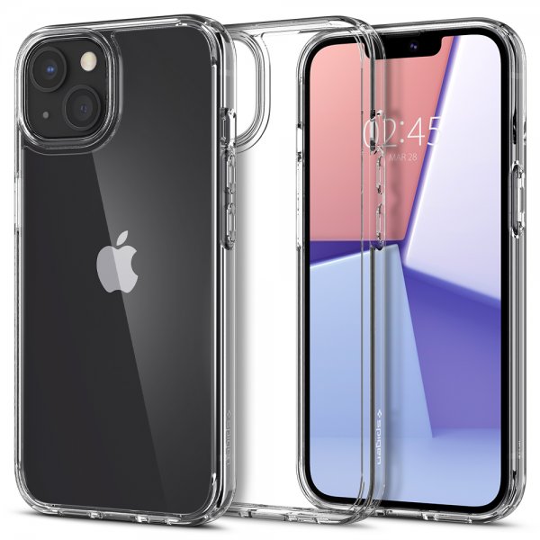 Spigen iPhone 13 Deksel Ultra Hybrid Crystal Clear