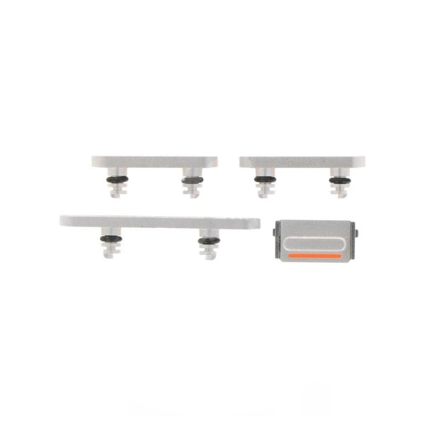 iPhone 13/13 Mini Sideknapper - Hvit