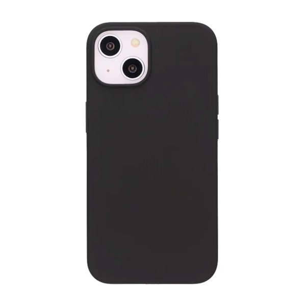 Rvelon iPhone 13/iPhone 14 Deksel Silikon MagSafe Svart