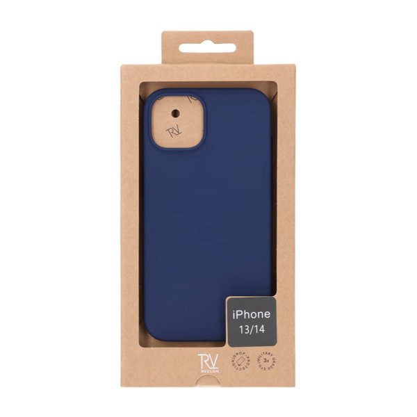 Rvelon iPhone 13/iPhone 14 Deksel Silikon Blå