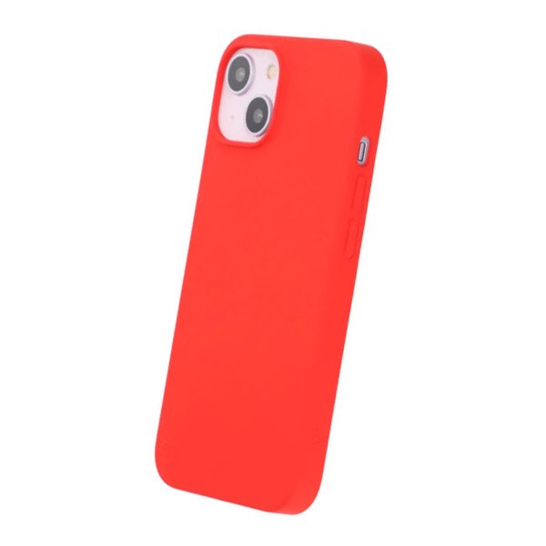 Rvelon iPhone 13/iPhone 14 Deksel Silikon Rød