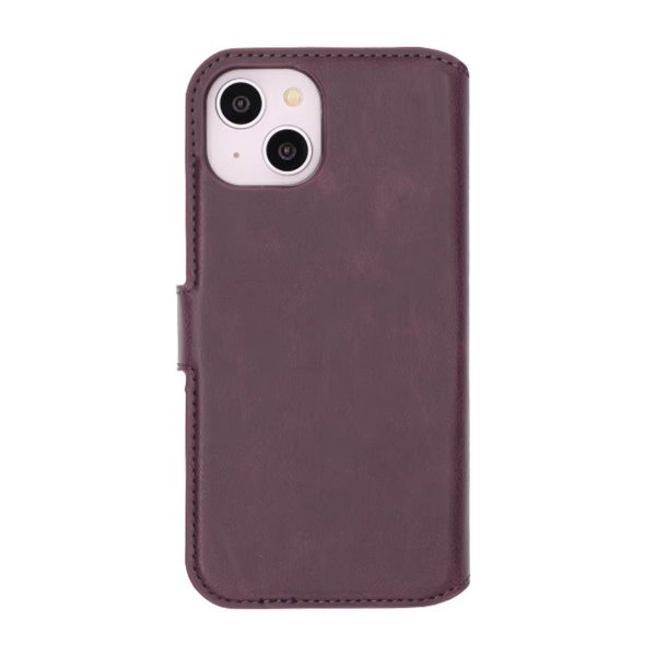 Rvelon iPhone 13/iPhone 14 Etui Detachable Wallet Case Lilla