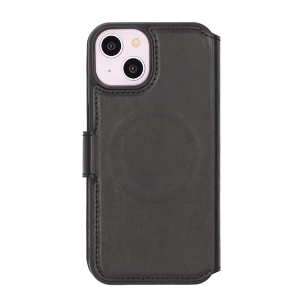 Rvelon iPhone 13/iPhone 14 Etui 4 Kortlomme MagSafe Svart