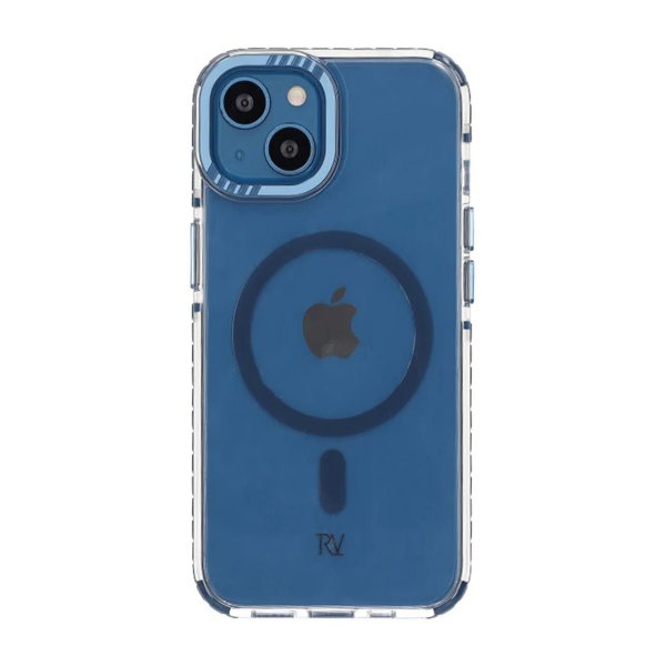 Rvelon iPhone 13/iPhone 14 Deksel TPU MagSafe Blå
