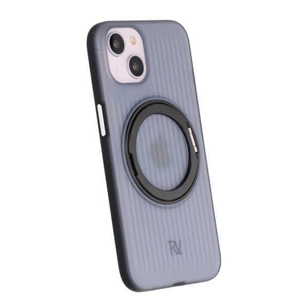Rvelon iPhone 13/iPhone 14 Deksel Roterbart Stativ Svart