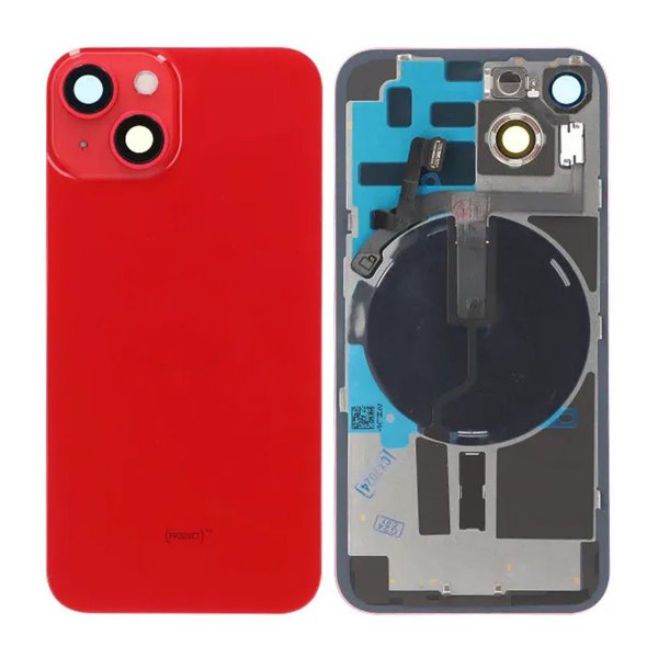 iPhone 14 baksideglass OEM - Rød