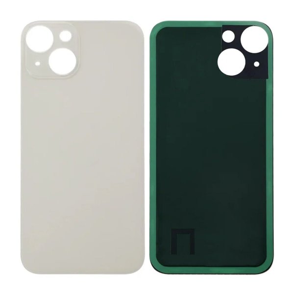 iPhone 14 Baksideglass med selvklebende teip - Hvit