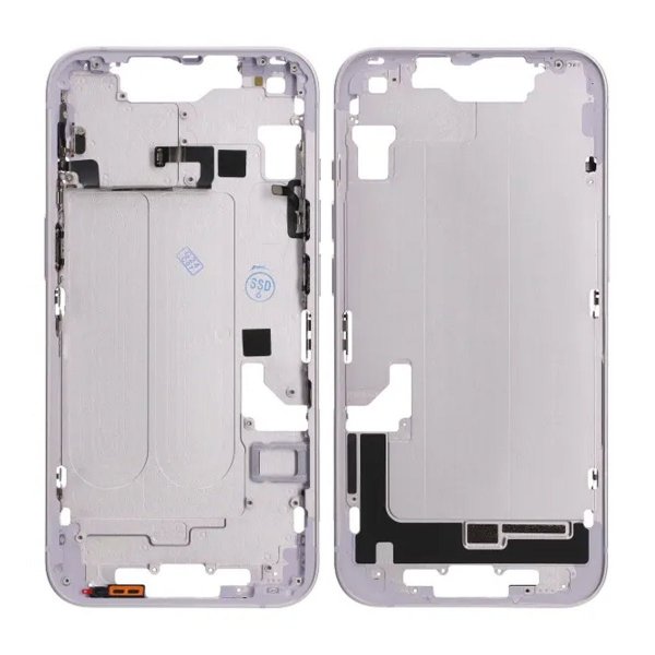 iPhone 14 Bakside med Komplett Ramme OEM - Lilla