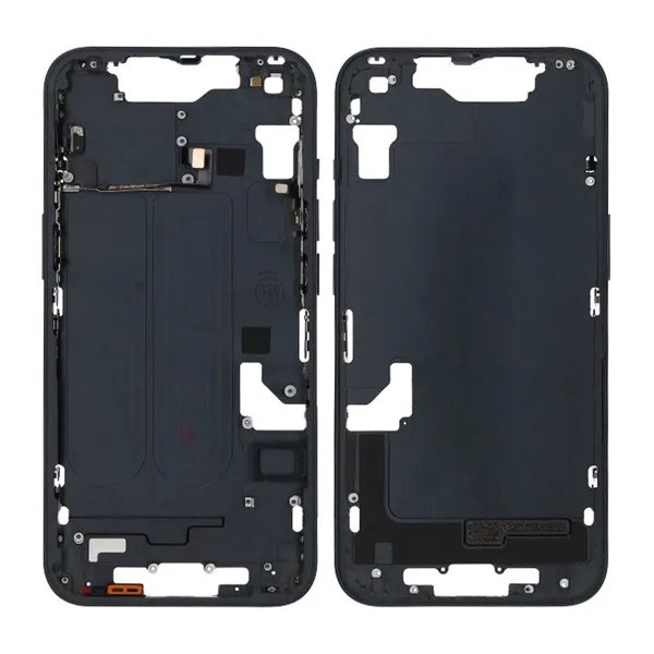 iPhone 14 Bakside med Komplett Ramme OEM - Svart