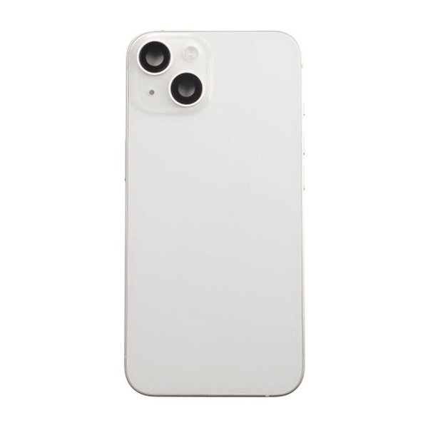 iPhone 14 Bakside med Komplett Ramme - Hvit