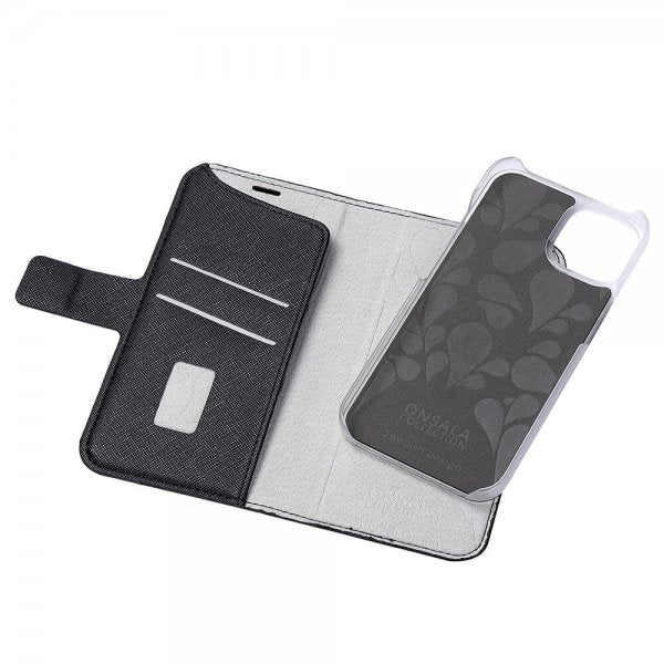 Onsala iPhone 13/14/15 Etui Fashion Edition Avtakbart Deksel Midnight Black