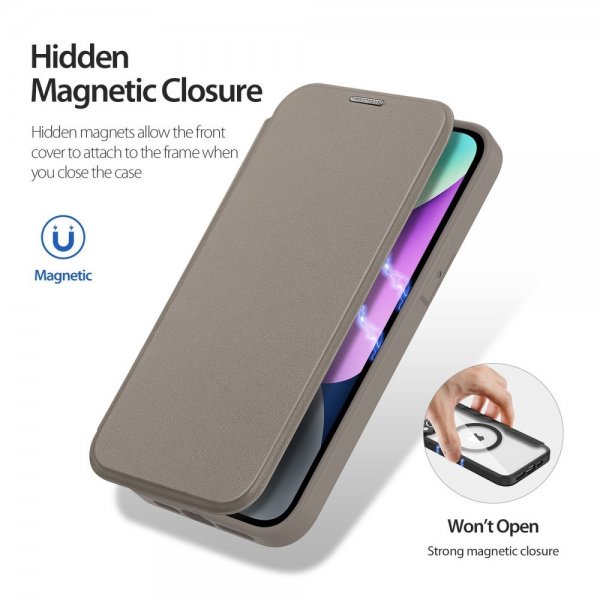 Dux Ducis iPhone 14 Etui Skin X Pro Series MagSafe Khaki