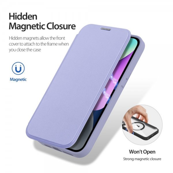 Dux Ducis iPhone 14 Etui Skin X Pro Series MagSafe Lilla