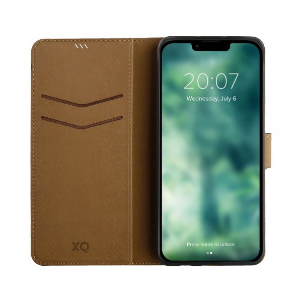 Xqisit iPhone 13/iPhone 14 Etui Slim Wallet Selection Svart