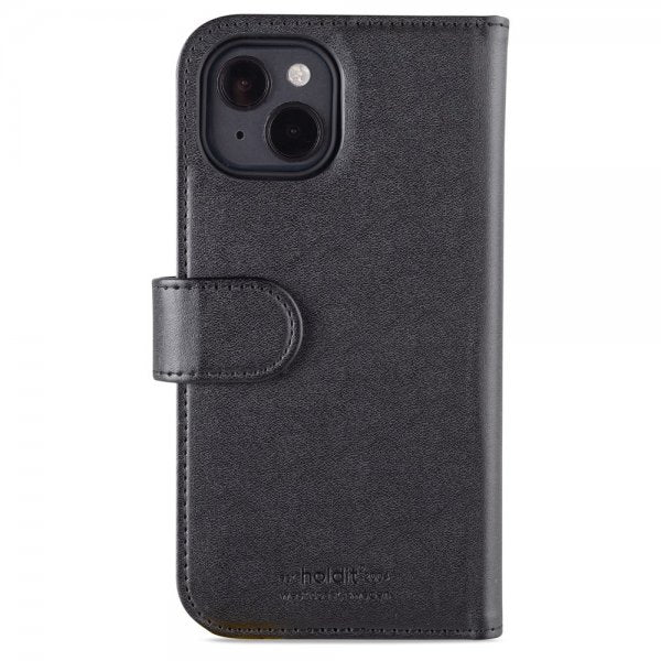 holdit iPhone 14 Etui Wallet Case Magnet Svart