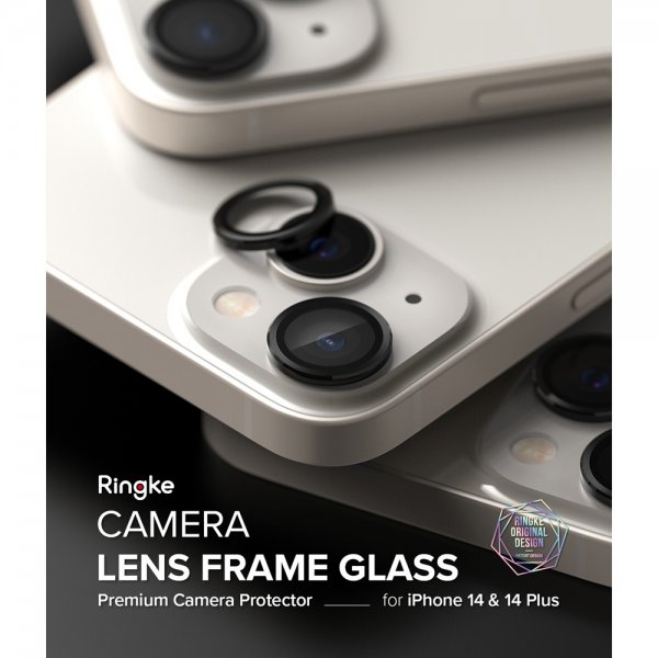 Ringke iPhone 14/iPhone 14 Plus Kamerabeskytter Camera Lens Frame Svart