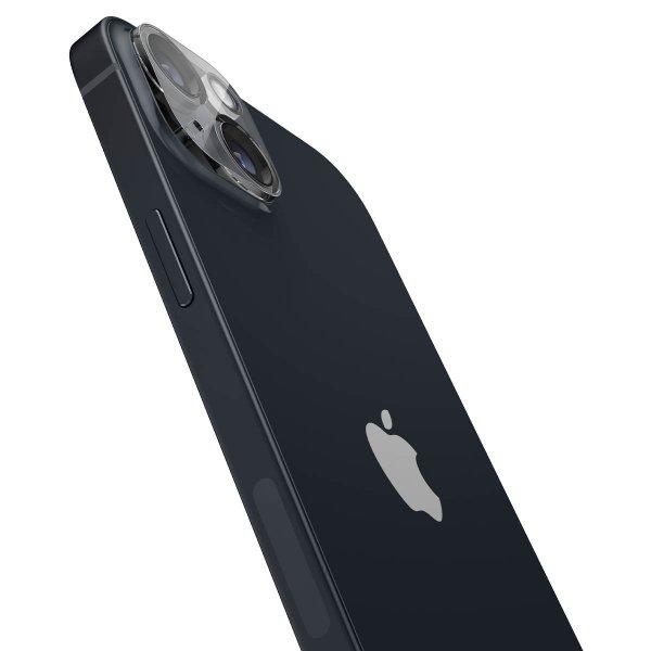 Spigen iPhone 14/iPhone 14 Plus Kamerabeskytter Glas.tR Optik 2-pakning Crystal Clear