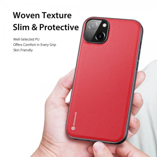 Dux Ducis iPhone 14 Plus Deksel FINO Series Rød