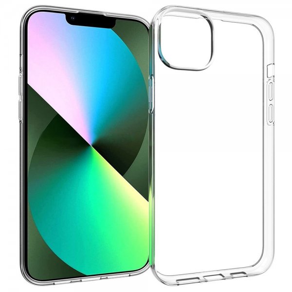 iPhone 14 Plus Deksel Forsterkede hjørner Transparent