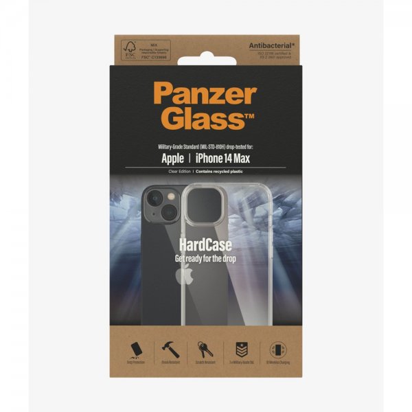 PanzerGlass iPhone 14 Plus Deksel HardCase Transparent