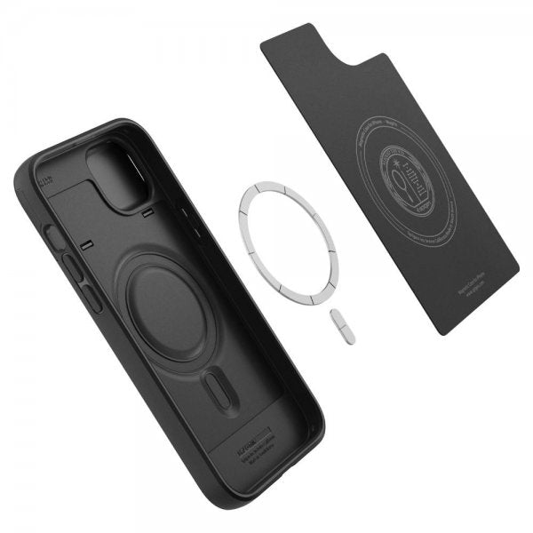Spigen iPhone 14 Plus Deksel Optik Armor MagFit Svart