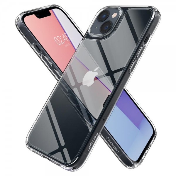 Spigen iPhone 14 Plus Deksel Quartz Hybrid Crystal Clear