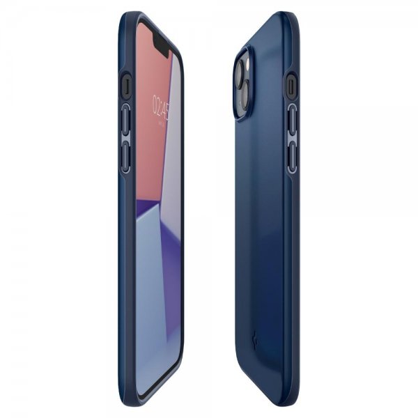 Spigen iPhone 14 Plus Deksel Thin Fit Navy Blue