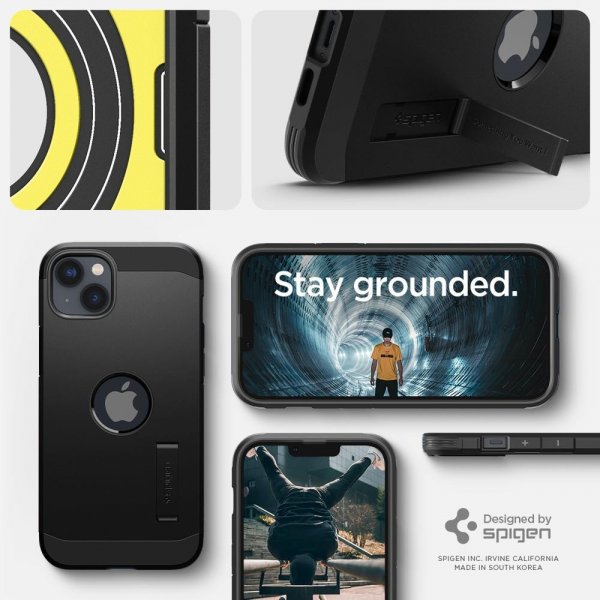 Spigen iPhone 14 Plus Deksel Tough Armor MagFit Svart