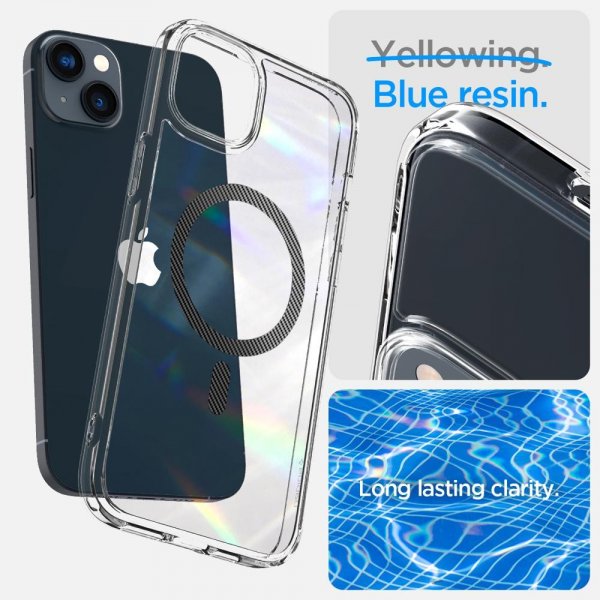 Spigen iPhone 14 Plus Deksel Ultra Hybrid MagFit Carbon Fiber
