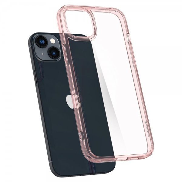 Spigen iPhone 14 Plus Deksel Ultra Hybrid Rose Crystal