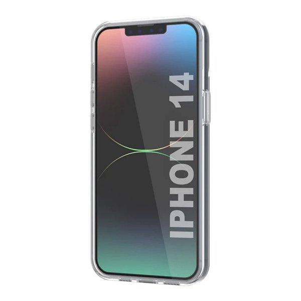 Rvelon iPhone 14 Deksel Kortholder Transparent