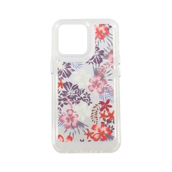 iPhone 14 Deksel Motiv Røda Blomster