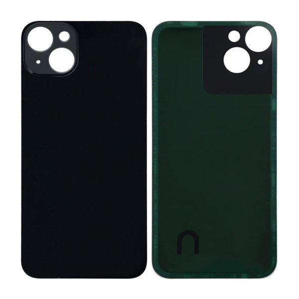 iPhone 14 Plus baksideglass med selvklebende teip - svart