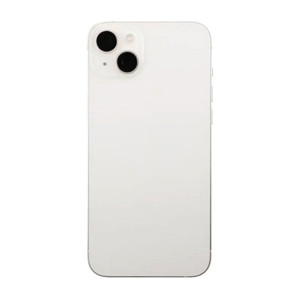 iPhone 14 Plus Bakside med Komplett Ramme - Hvit