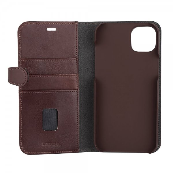 Buffalo iPhone 14 Plus Etui 2-in-1 Detachable Wallet Brun