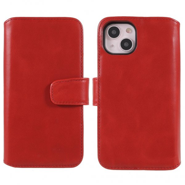 Nordic Covers iPhone 14 Plus Etui Essential Leather Poppy Red