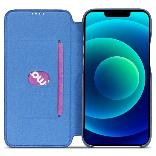 Lc.Imeeke iPhone 14 Plus Etui Flip Blå