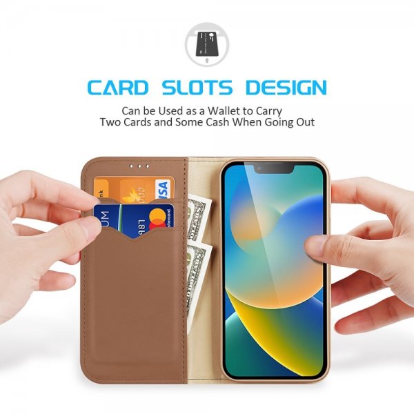 Dux Ducis iPhone 14 Plus Etui Hivo Series Brun