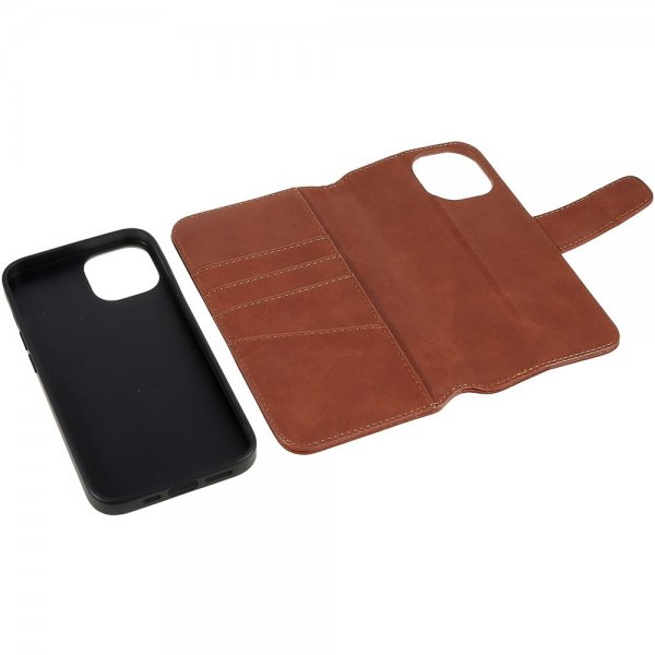 Nordic Covers iPhone 14 Plus Etui MagLeather Maple Brown
