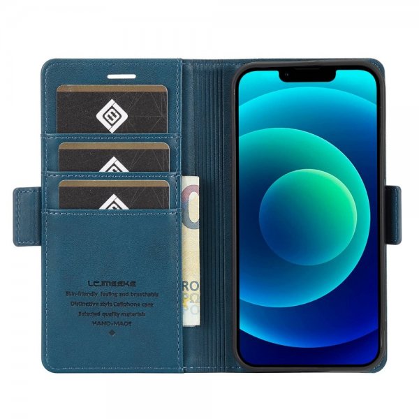 Lc.Imeeke iPhone 14 Plus Etui med Kortlomme Blå