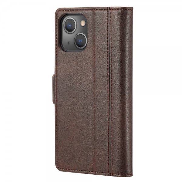 Lc.Imeeke iPhone 14 Plus Etui med Kortlomme Brun