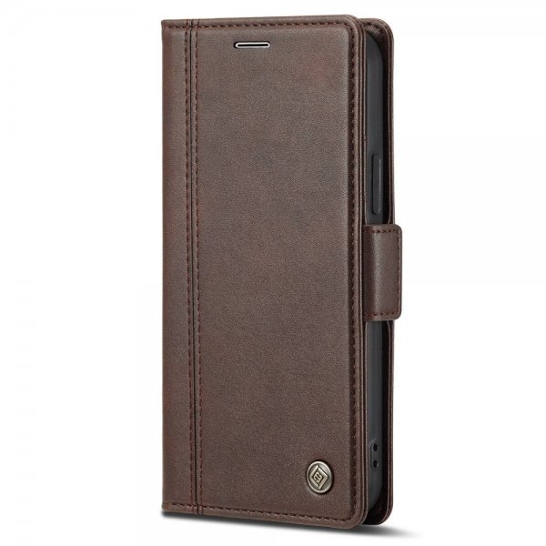Lc.Imeeke iPhone 14 Plus Etui med Kortlomme Brun