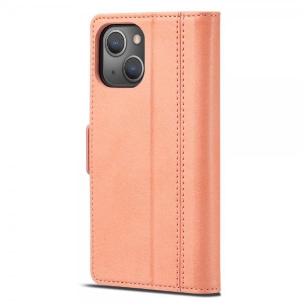 Lc.Imeeke iPhone 14 Plus Etui med Kortlomme Rosa