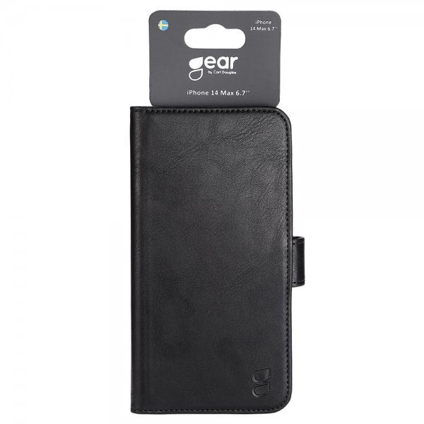 Gear iPhone 14 Plus Etui med Kortlomme Svart
