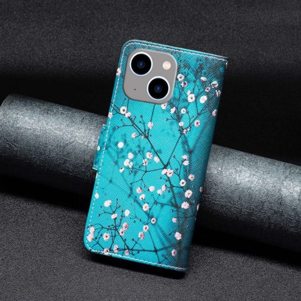iPhone 14 Plus Etui Motiv Plomme blomstrer