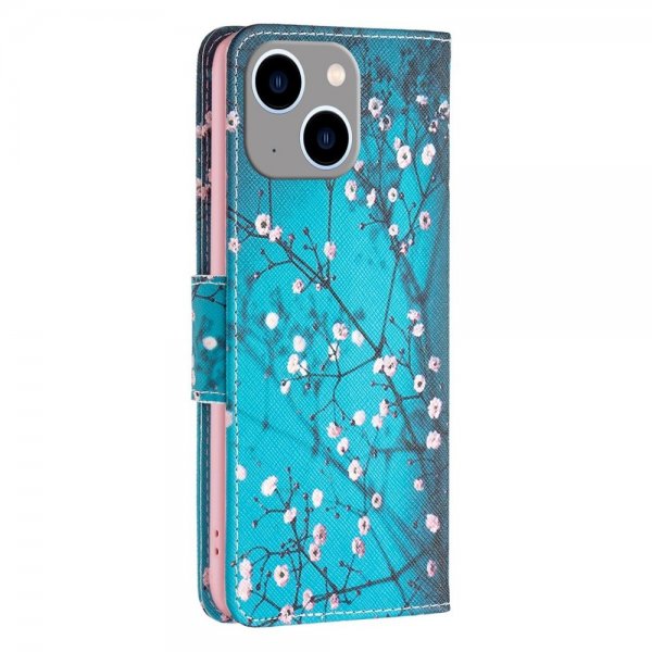 iPhone 14 Plus Etui Motiv Plomme blomstrer